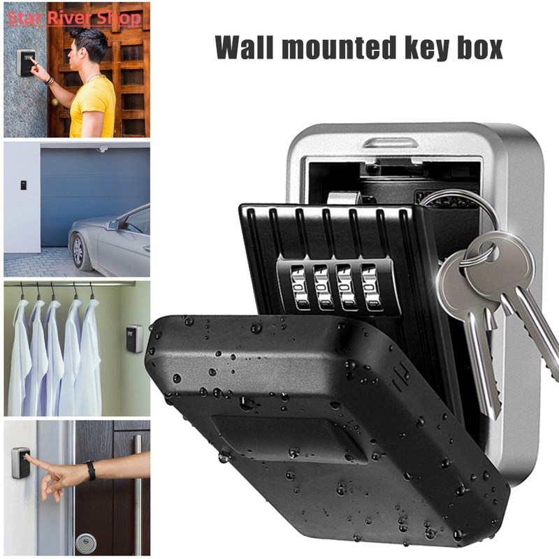 厂家Wall Mount Key Storage xSecret Box Organizer 4 Digit Com