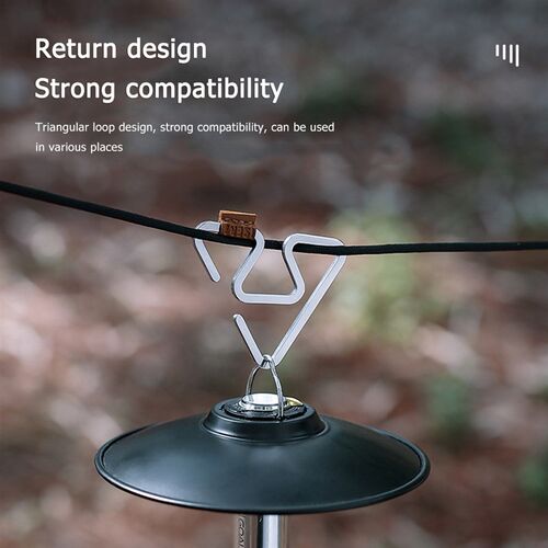 速发5-80Pcs S-Shaped Tent Lamp Hanger Hook Heavy-Duty Stainl