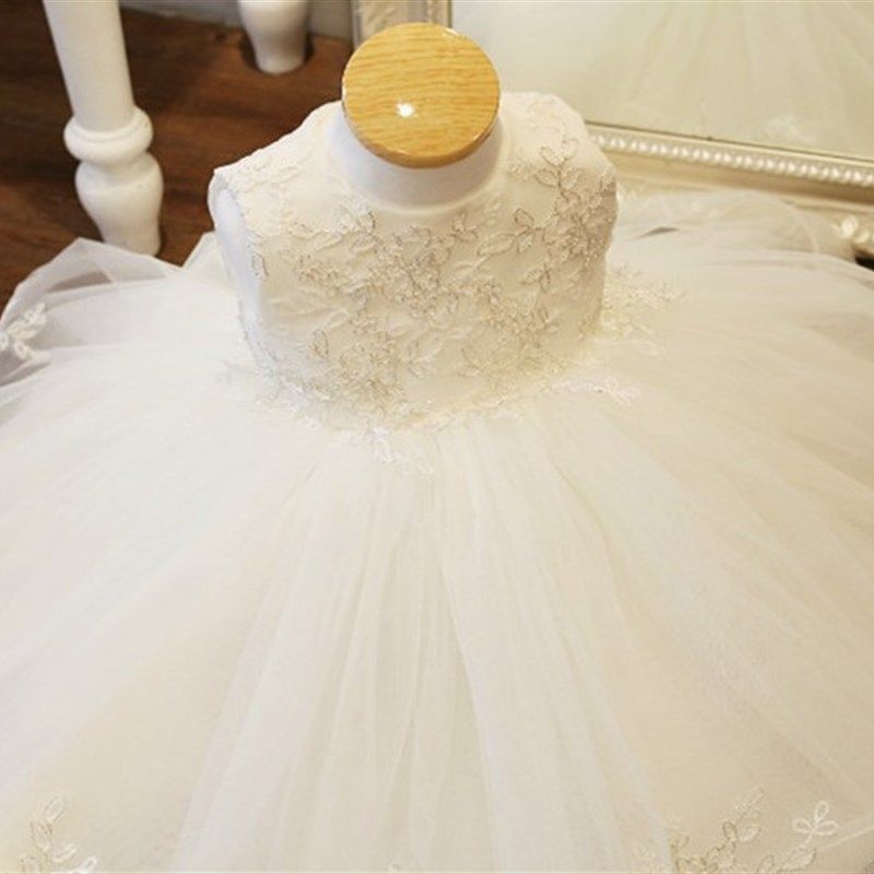 儿童礼服公主裙h花童女婚纱裙蓬蓬裙钢琴演出服主持人晚礼服夏洋