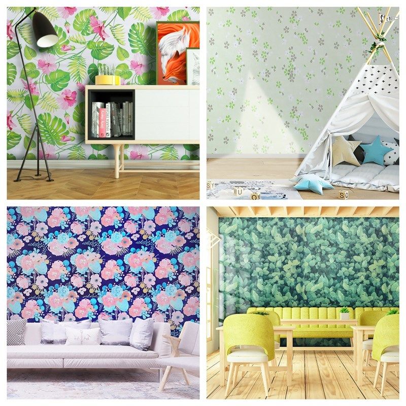 自粘墙纸 田园碎花自粘壁 纸卧室客厅自贴壁纸贴家具翻新自贴壁纸,家居饰品,涂鸦墙贴,淘宝优惠券,粉丝福利购,淘宝优惠卷