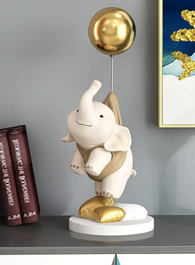 创意大象摆件家居装饰品客厅电视柜酒柜桌面摆设开业乔迁新居礼品