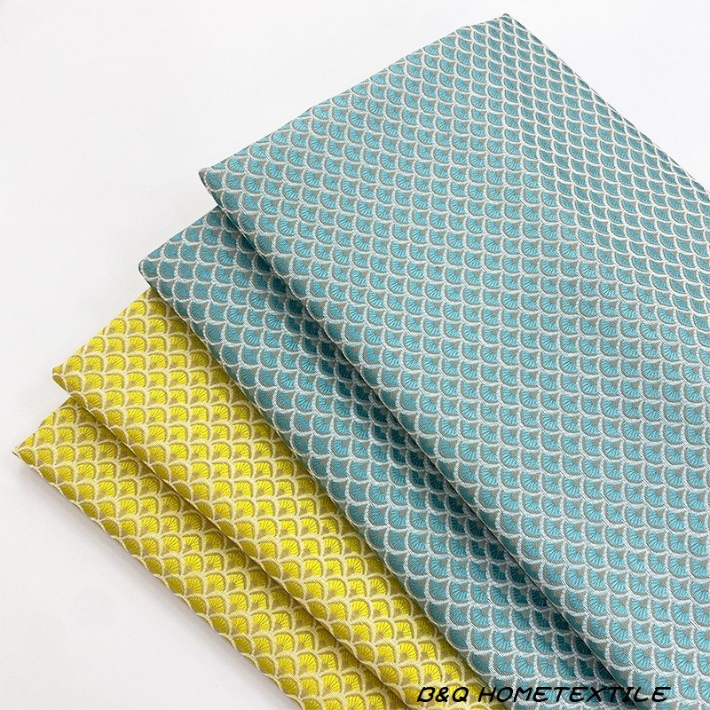 现代简约提花抱枕套面料时尚轻奢客厅酒店窗帘布料样板间软装布等