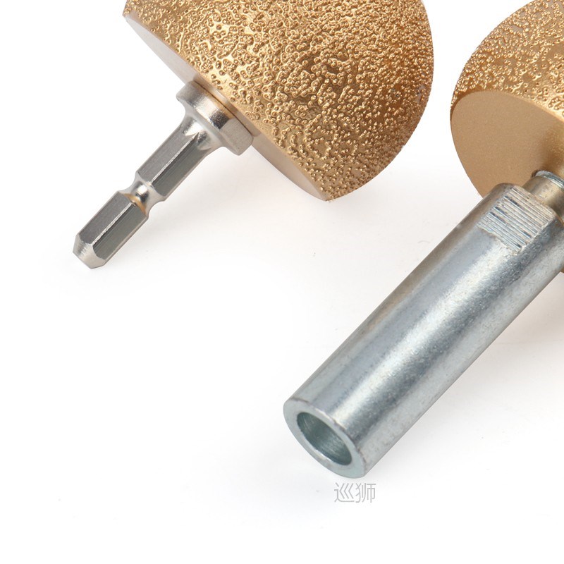 Free Shipping 1pc Vacuum brazed diamond dry round head spher