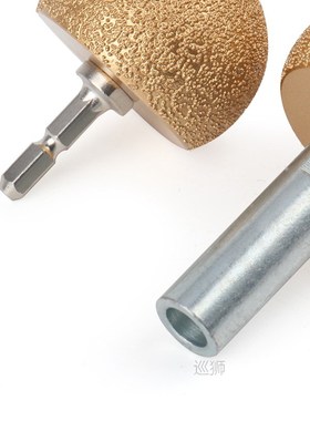 Free Shipping 1pc Vacuum brazed diamond dry round head spher