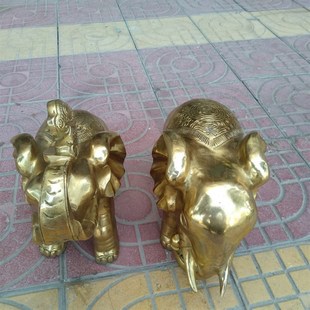 铜大象摆件吉祥瑞象一对招财镇宅对象店铺开业礼品办公室装饰大象