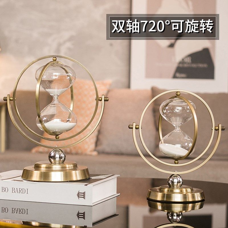 欧式轻奢沙漏计时器办公室桌面家居装饰品摆件客厅电视柜书柜摆设,家居饰品,装饰摆件,淘宝优惠券,粉丝福利购,淘宝优惠卷