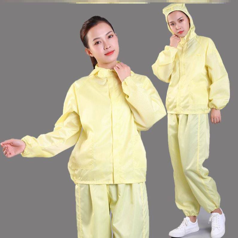 四季款男女分体工作服女带帽全身男透气打磨防尘衣服喷漆服防花粉