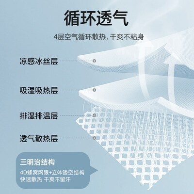 贝肽斯亲子凉席冰丝凉垫1.8m大床1.5m中小学生宿舍成人凉席