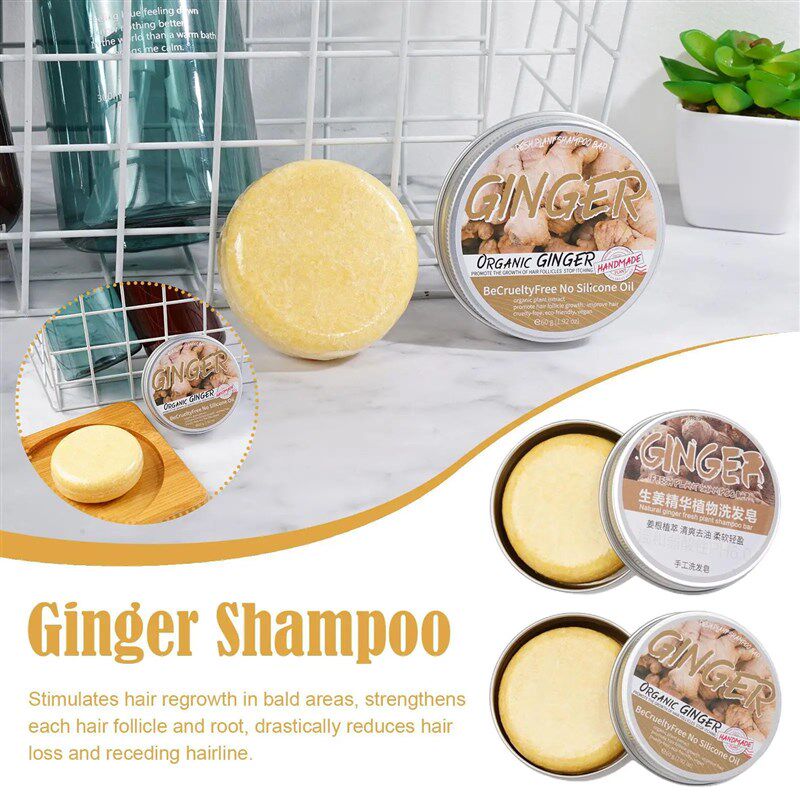ginger shampoo soap anti-hair loss natural ginger shampoo so