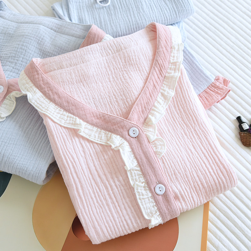 月子服夏季薄款产后纯棉纱布7月份8春秋长袖产妇哺乳衣孕妇家居服,孕妇装/孕产妇用品/营养,家居服套装,淘宝优惠券,粉丝福利购,淘宝优惠卷