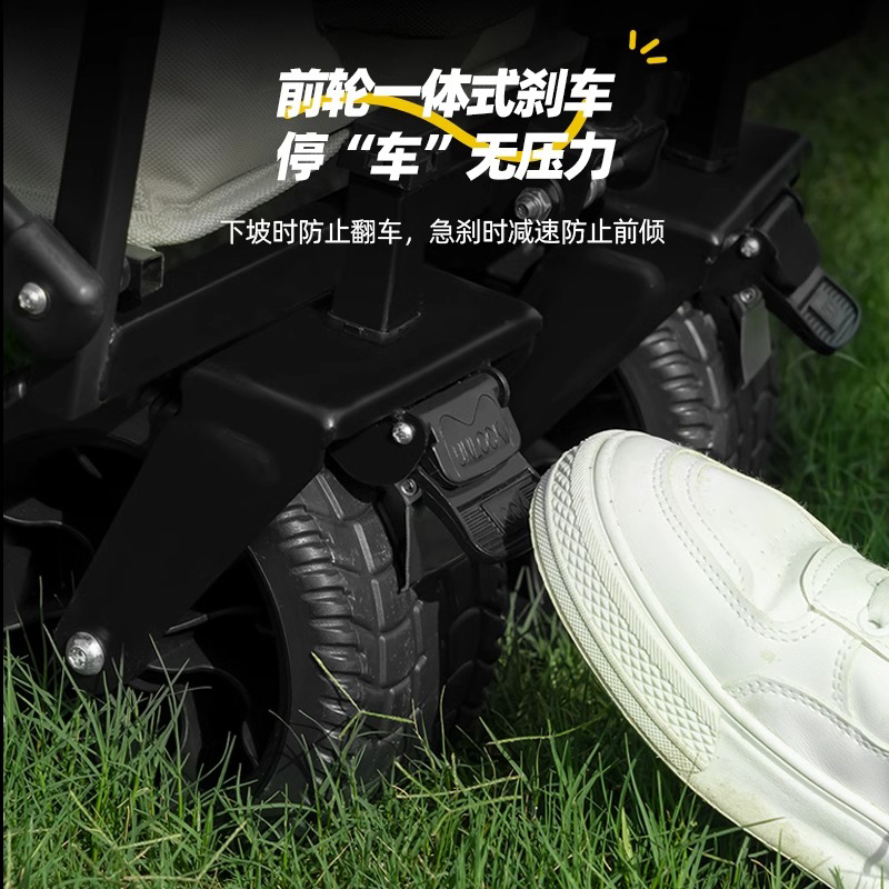 摆摊专用小推车地摊拉货购物折叠手推车户外野餐营地推车露营车CC
