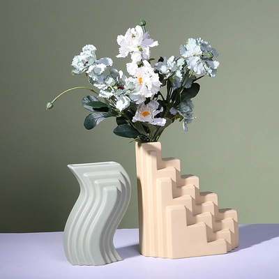 Geometric Decor Vasei Nordsc ModEern Ceramic Fashion Vases