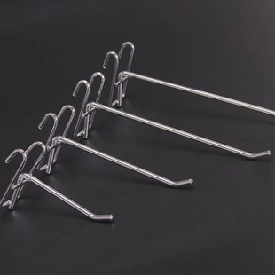 仁可网格挂钩洞洞板货架超市便利店网架挂网钩子网片挂铁网勾铁丝