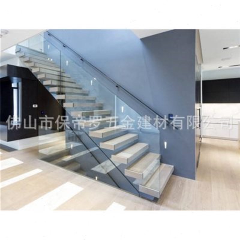 保帝板罗源头厂不锈钢转玻璃踏楼梯扶手30旋4不锈钢栏杆扶手