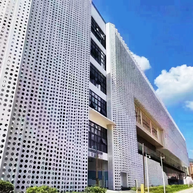 工厂销铝单板外墙门头招牌连廊幕墙室G内背景墙冲孔镂空雕花造型