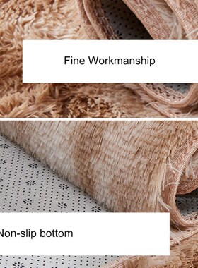 Carpet Fluffy-Rug Living-Room Bedroom Mat Rectangle-Shape Eu