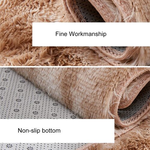 Carpet Fluffy-Rug Living-Room Bedroom Mat Rectangle-Shape Eu