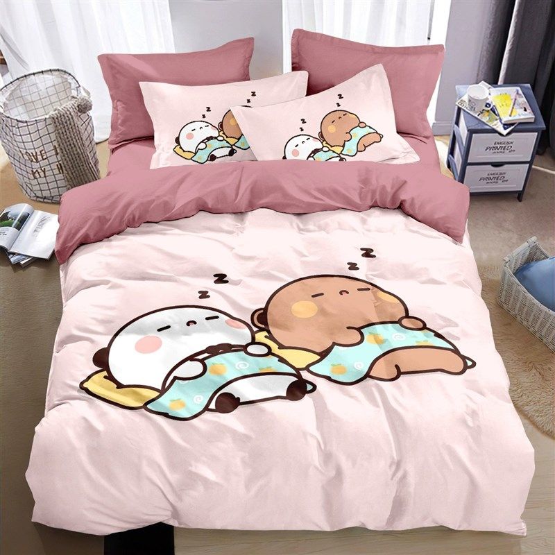 一二布布被套全棉四件套情侣可爱定制学生儿童床上用品三件套,床上用品,床品套件/四件套/多件套,淘宝优惠券,粉丝福利购,淘宝优惠卷