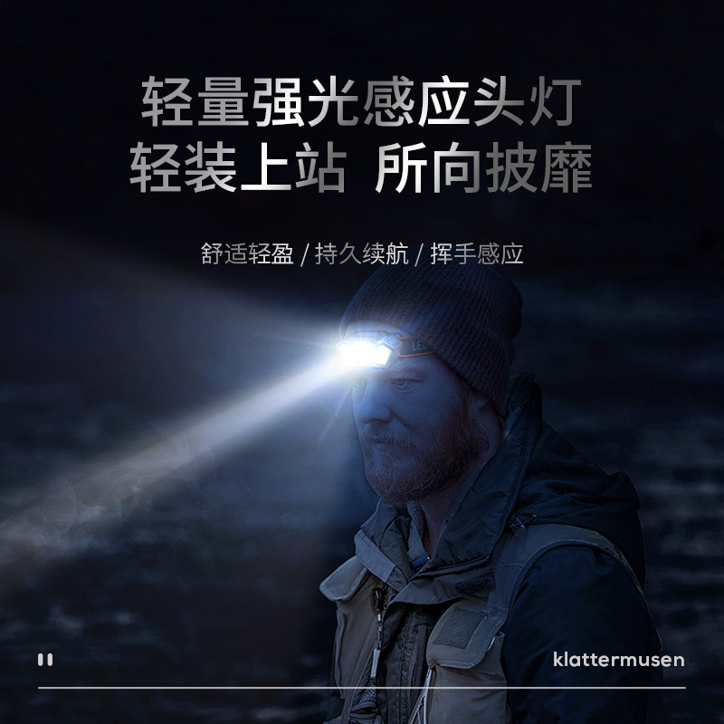 现货头灯强光充电超亮52000头戴式户外感应钓鱼专用夜U钓超轻COB