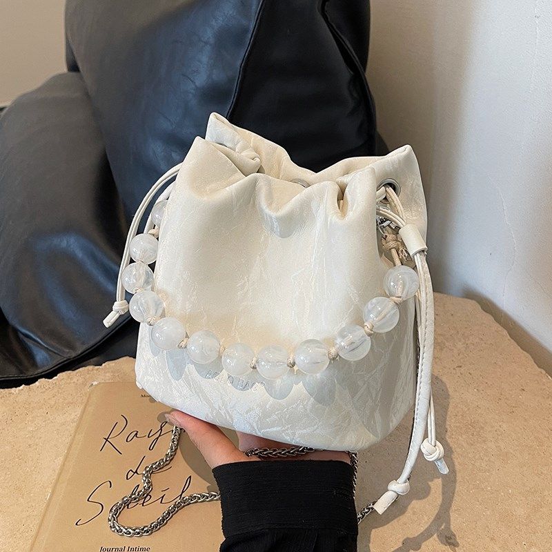 夏天流行爆款小包包女2024新款时尚百搭链条单肩斜挎包超火水桶包,箱包皮具/热销女包/男包,水桶包,淘宝优惠券,粉丝福利购,淘宝优惠卷