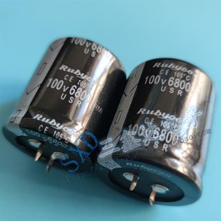 100V6800UF 6800UF100V音响功放变频器直插电解电容 35x50 35*60