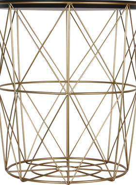 北欧铁艺金属茶几家居简r约房间客厅布置摆设置物架创意装饰品摆