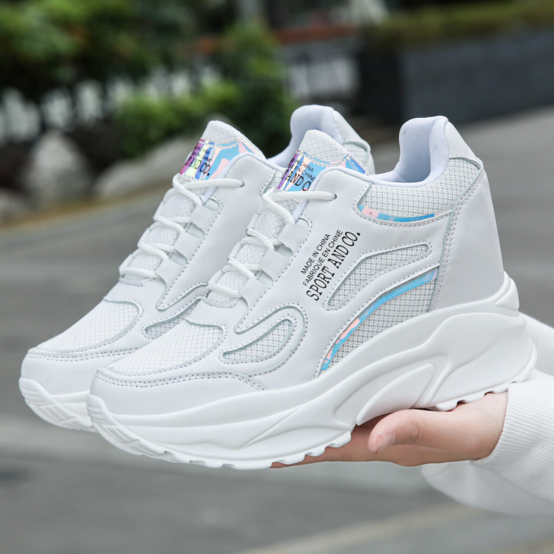 43大码老爹鞋厚底内增高女鞋软底小黑鞋百L搭运动旅游鞋网面单鞋,女鞋,时尚休闲鞋,淘宝优惠券,粉丝福利购,淘宝优惠卷