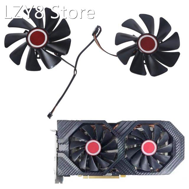 推荐K1KF for XFX RX580 588 VGA Fan 95mm74inch 2PCS 4Pin 12V