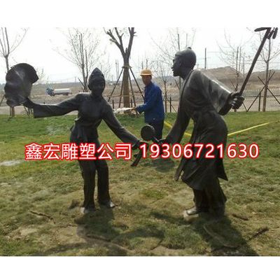 新款新品铸铜抽象仿铜玻璃钢音u乐人物雕塑商场步行街装饰体育运