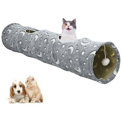 厂家6XDE Cats Interactive Toy Tunnel KTube 2 Way Tunnels