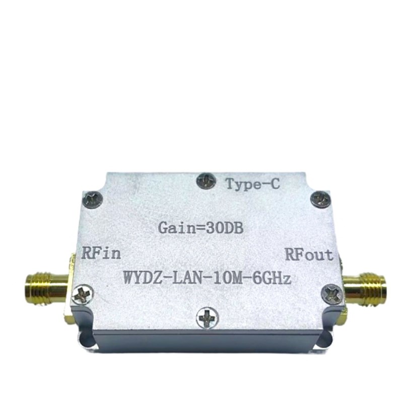 高平坦度放大器 10M-6GHz 增益30DB 射频信号驱动或接收.前端 厂