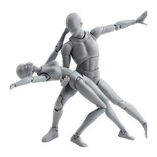 木头人偶关节木偶素体人体模型美术绘画摆件人体手掌手指关节可动