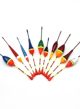 10Pcs/Lot Fishing Floats Set Buoy Bobber Fishing Light  Floa