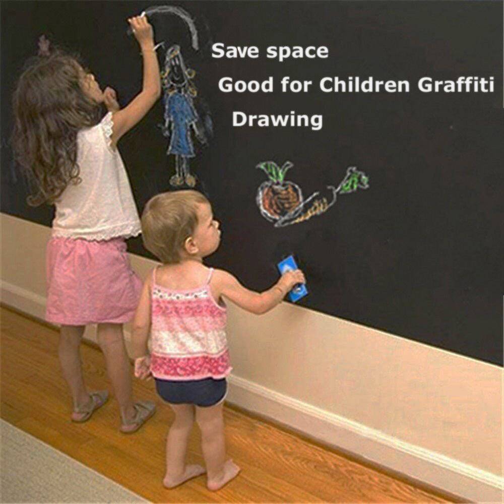 新品Blackboard Vnyl Peel and Stck Self Adhesve Chalkboard Wa-封面