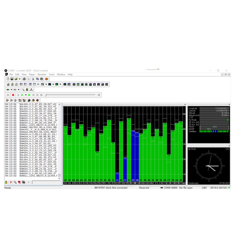 ublox十代GPS模组M10 GPS模块 HT1097/1612U10 替代M8Q 四模搜星