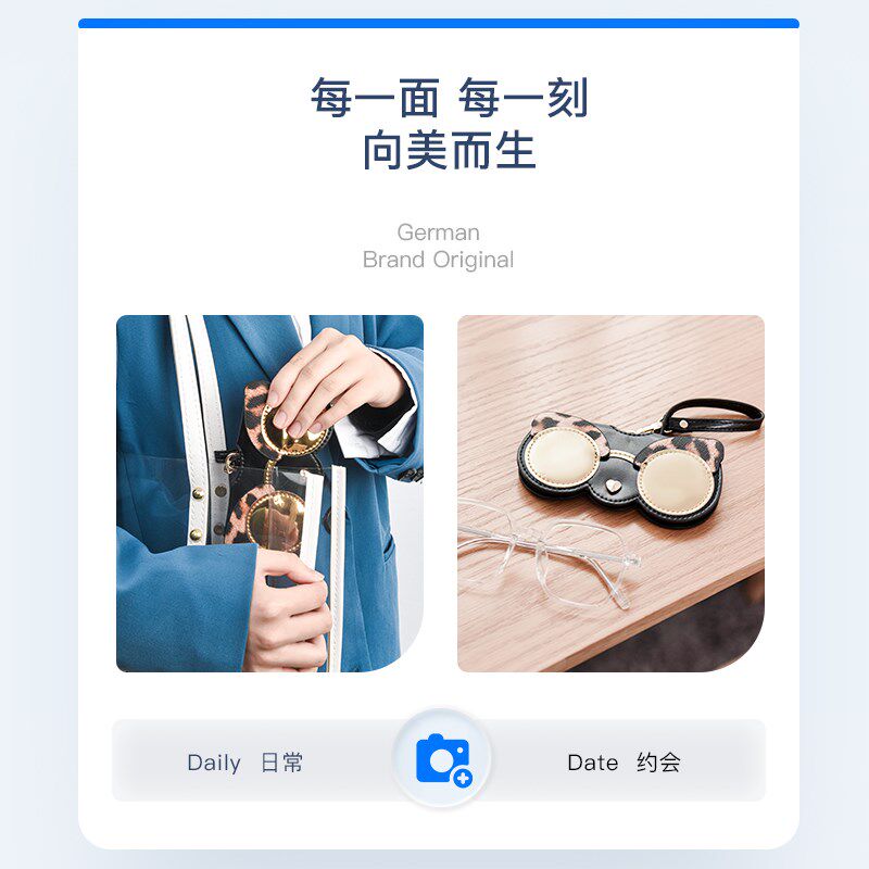 墨镜眼镜袋女抗压便携收纳包布袋简约随身防压保护套太阳眼睛袋子
