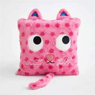 加厚可爱卡通加绒抱枕被两用靠垫枕头被午休空调被秋冬汽车沙发
