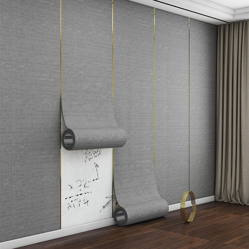 墙布防潮防霉卧室客厅背景壁纸自粘装饰背景墙贴翻新遮丑亚麻纯色,家居饰品,软装墙贴,淘宝优惠券,粉丝福利购,淘宝优惠卷