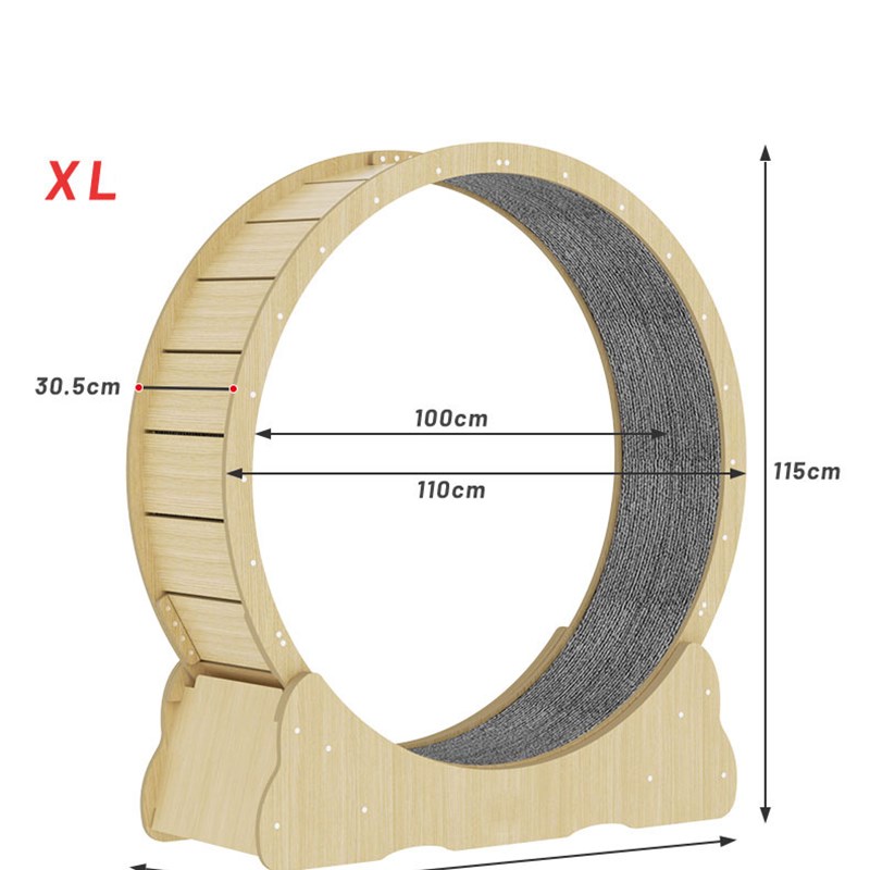 Interactive Anti-depression Fiber board Wooden Pet ad Exerci