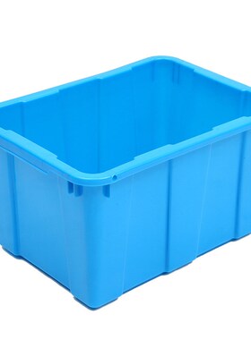 蓝色加厚614L水箱水产养鱼养龟周转箱塑料水S箱封闭箱食品储存