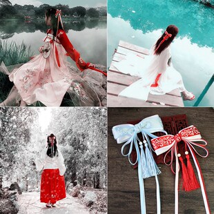 Hair Ancient Hanfu Bow Pins Chinese Style Accessories