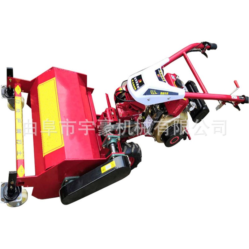 柴油汽油手推碎草还田机 果园杂草家用灭J草机 大棚除草机简单实