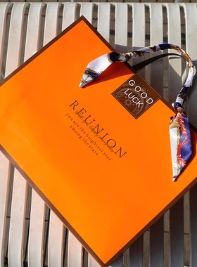 礼品袋橙色丝巾手提袋定制高档礼品B服装购物包装袋子定做印刷log