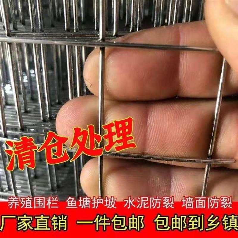 镀锌铁丝网片围h栏小孔加粗养殖网狗笼养殖建筑钢筋长孔网格网钢