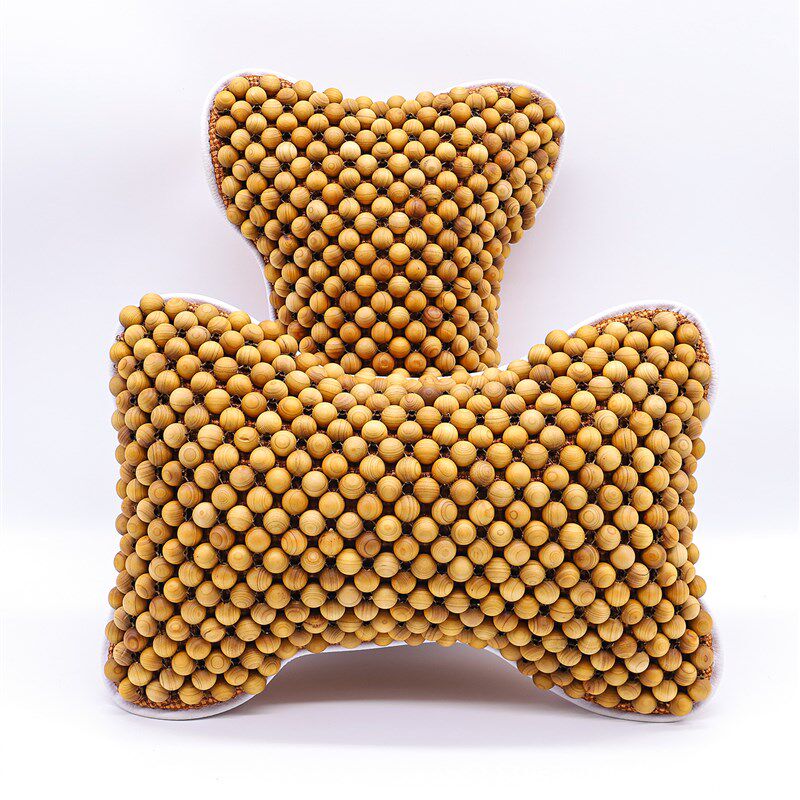 速发太行崖柏珠子汽车枕头崖柏佛珠汽车头枕 香甜v清凉提神去味神