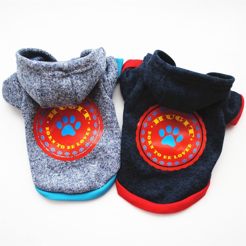 极速Footprint Sweater Fashion Pet Dog Clothes Cute Clothings