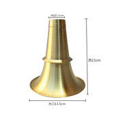 高档衡山铜碗衡山唢呐碗长子唢呐碗黄铜唢呐碗手工制作黄铜碗 包邮