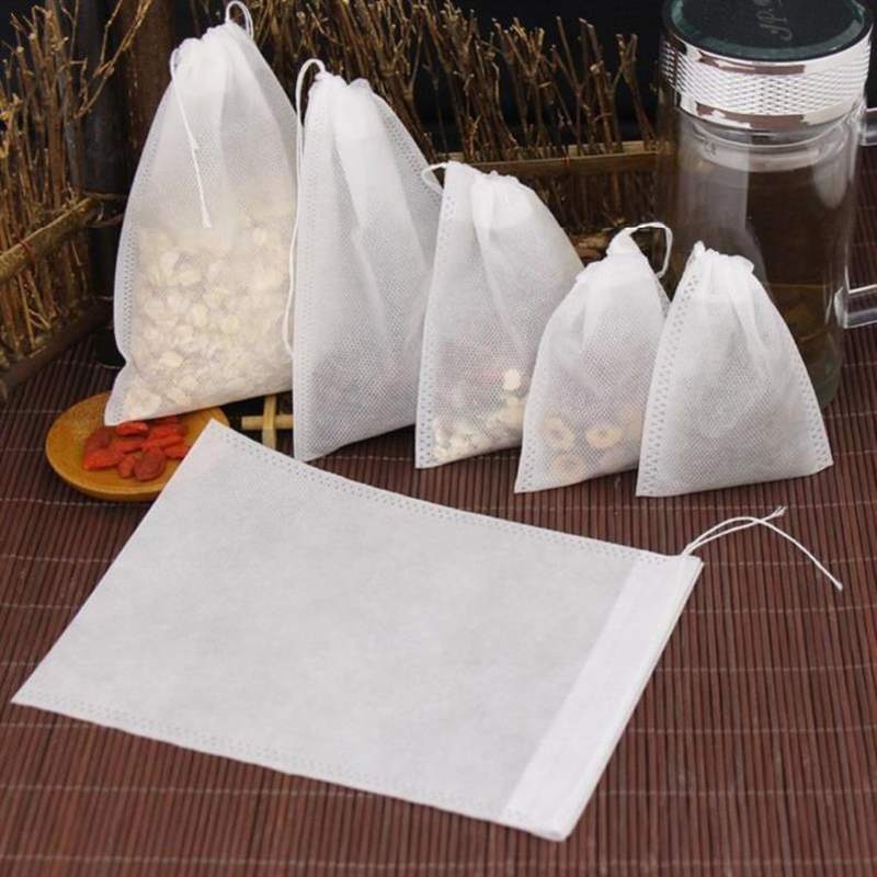 现货料袋卤料包过滤袋无纺布100个布带隔渣一Q次性大号袋装卤菜自
