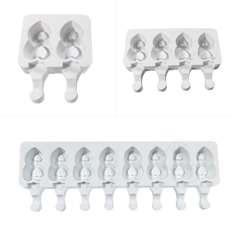 推荐。Sanxin  love ice CREA silicone mold manual double peac 厨房/烹饪用具 DIY模具 原图主图