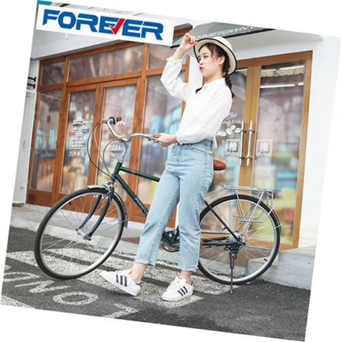 牌复古自行车内五变速男w士二八大杠上班普通代步城市骑行